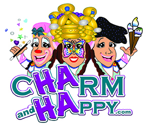 charmandhappy logo cartoon socal
