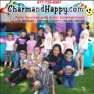 Los Angeles Face Painter CharmandHappy 877-725-6967