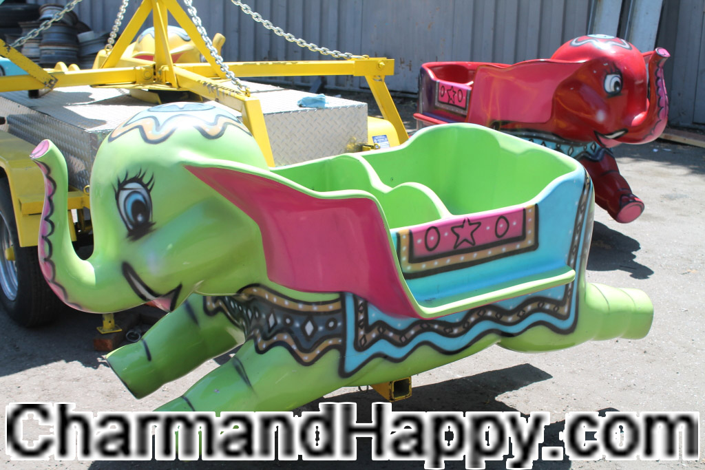 CharmandHappy com elephant amusement carnival rides games whittier los angeles SoCal