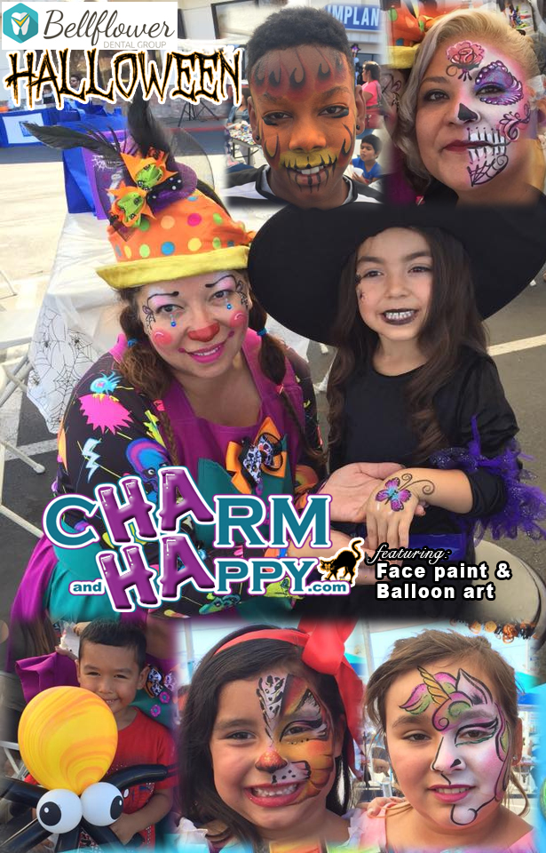 Clown CharmandHappy.com halloween birthday party Hemet San Jacinto Temecula Menifee