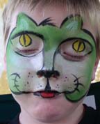 Full Face green cat