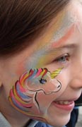 face paint unicorn