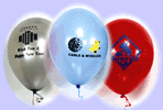 Latex balloons custom printed